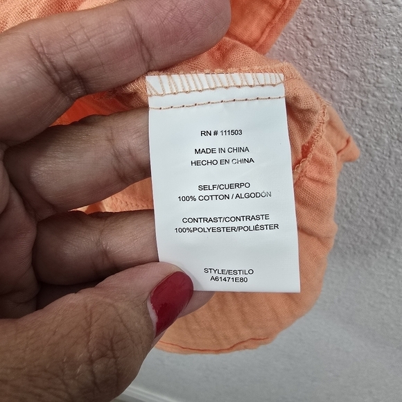 Love & Piece Straight Midi Dress Summer Lace Sleeve Vacation Flup Edge Size XL - Picture 10 of 16